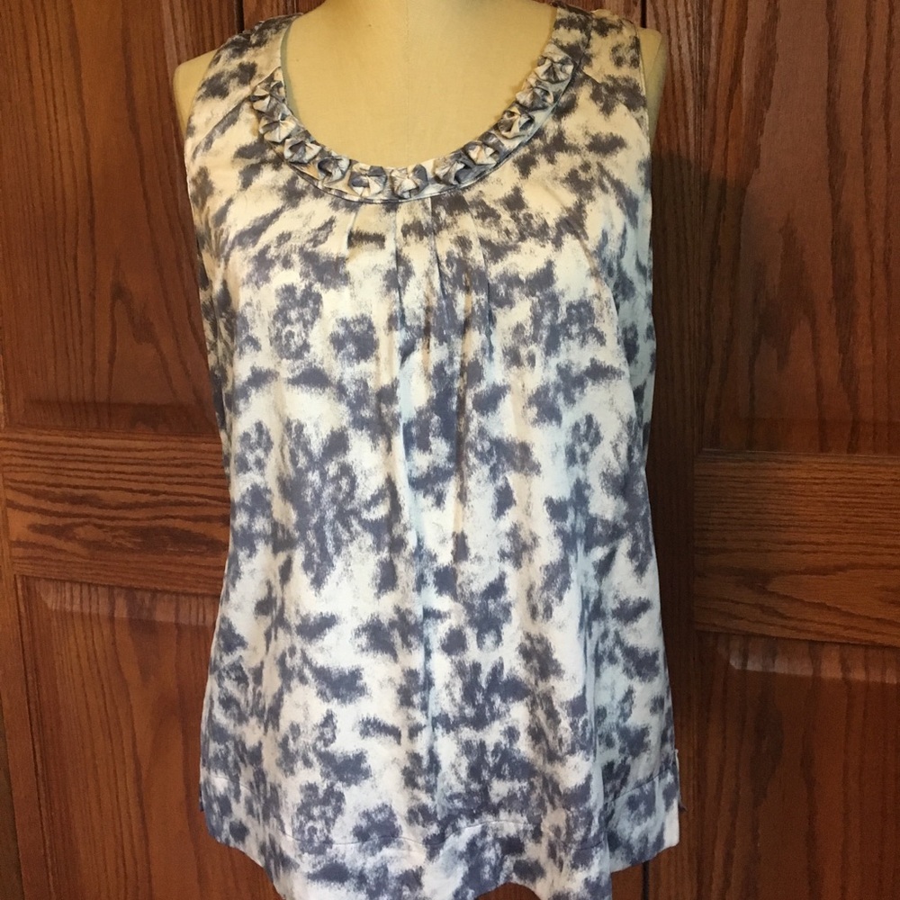 Halogen sleeveless woven top
